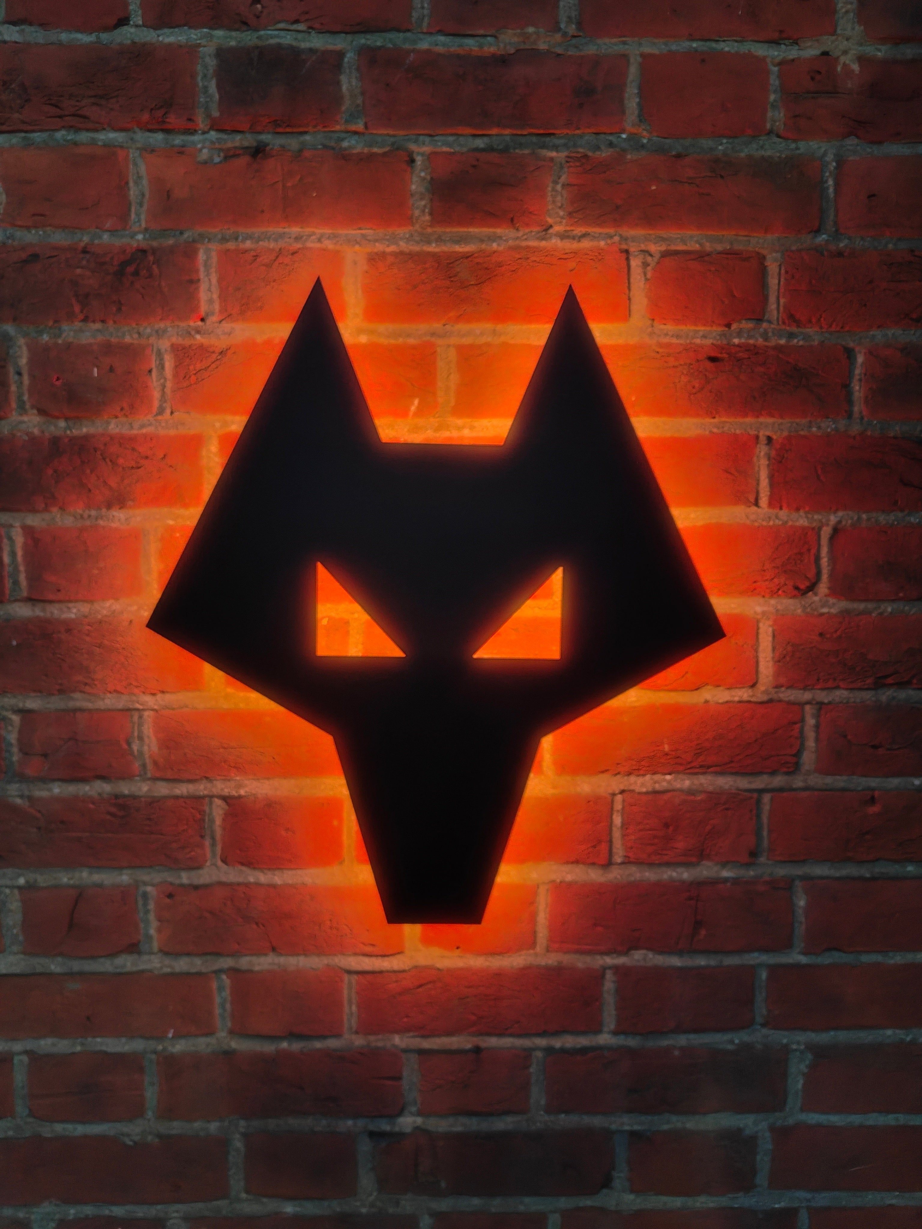 Wolverhampton Wanderers Football Club Illuminated Metal Wall Sign ...